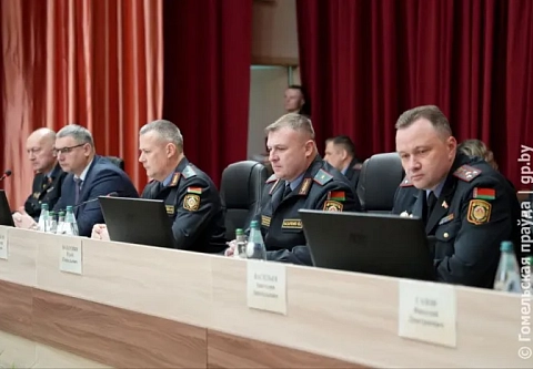 Под защитой: итоги работы гомельской милиции в 2024 году подвели на коллегии УВД облисполкома