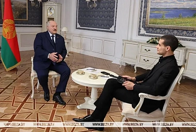 Лукашенко дал интервью американскому блогеру, представителю новых медиа Марио Науфалу