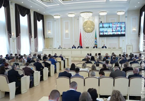 Итоги работы агропромышленного комплекса Гомельщины за 2024 год подвели в облисполкоме