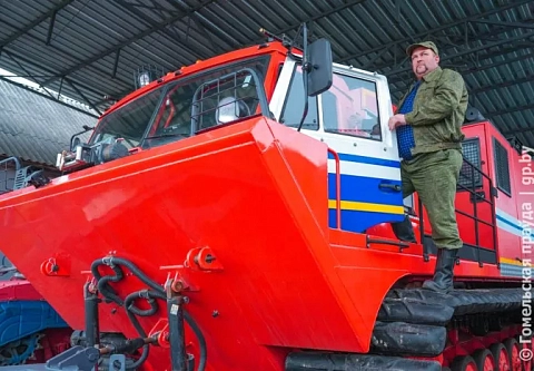 В Полесском государственном радиационно-экологическом заповеднике охраняют лес от пожара и предотвращают перенос радионуклидов на сопредельные территории