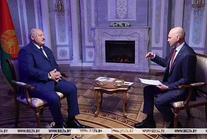 Лукашенко дал интервью межгосударственной телерадиокомпании "Мир"