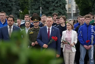 Участники республиканской военно-прикладной игры «Прорыв» почтили память героев Великой Отечественной войны