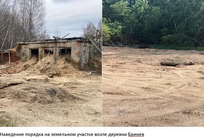 После вмешательства КГК наведен порядок в населенных пунктах Петриковского района