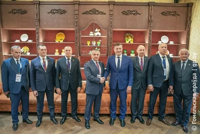 Председатель облисполкома Иван Крупко принимает участие в деловом завтраке губернатора Нижегородской области Глеба Никитина с главами белорусских регионов