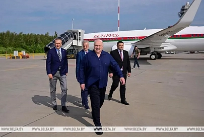Лукашенко прибыл с рабочим визитом в Россию