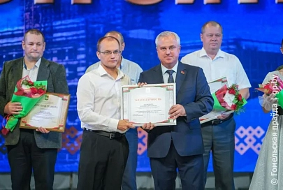 Праздник тех, кто создает будущее. В Гомеле прошло торжественное мероприятие, посвященное Дню строителя