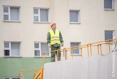 На Гомельщине работают более 30 тысяч строителей