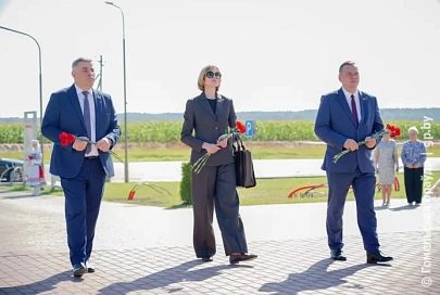 Заместитель премьер-министра Беларуси ознакомилась с ходом реконструкции мемориала «Багратион»