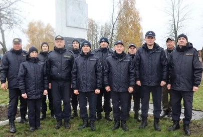 Cотрудники УСК по Гомельской области приняли эстафету республиканского субботника