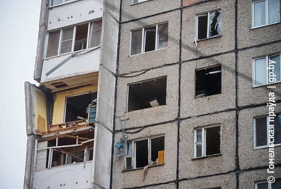 В гомельской многоэтажке взорвался бытовой газ. Чрезвычайное происшествие случилось 17 декабря на улице Косарева 