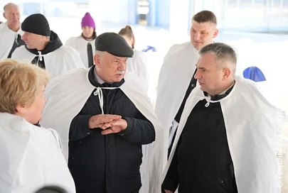 Рабочий день губернатора Ивана Крупко в Наровле