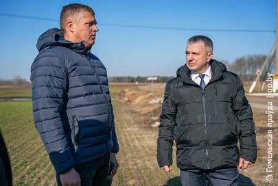 На полях совхоза-комбината «Заря» в Наровлянском районе озимые культуры перезимовали без потерь