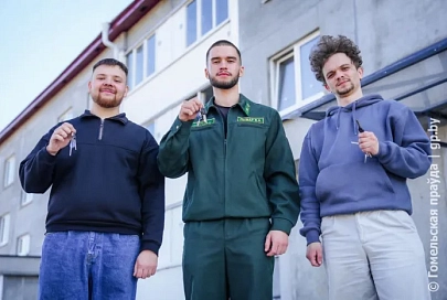 В агрогородке Лясковичи на Петриковщине построен дом  для молодых специалистов
