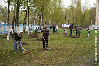 К республиканскому субботнику на Гомельщине присоединились более 300 тысяч человек