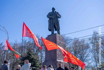 В Гомеле отметили 156-й день рождения Владимира Ленина