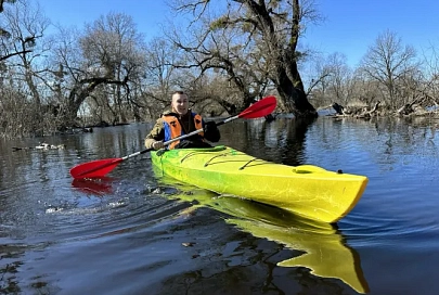 На байдарке по морю Геродота. Национальный парк «Припятский» проводит сплавы по большой воде