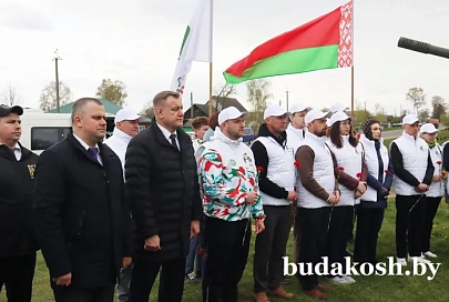Районная акция «Вечная память героям! Мы помним!» в рамках проекта Гомельского областного отделения партии «Белая Русь» «Сад Великой Победы» прошла в Уваровичах