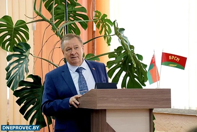 Главный редактор газеты «Гомельская праўда» Сергей Беспалый встретился с педагогами и учащимися Речицкого педколледжа