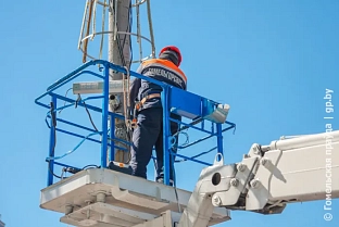 В Центральном районе Гомеля временно не было света на бульваре газеты «Гомельская праўда»