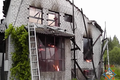 Пожар в жилом доме в Светлогорском районе. Обошлось без пострадавших
