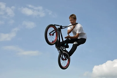 BMX-райдеры показали гомельчанам, как нужно кататься на велосипеде