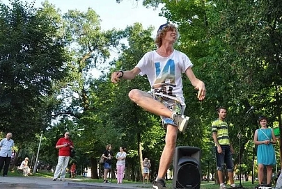 Уличные танцоры показали класс в рамках Gomel Basic Street Jam