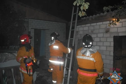 В Гомельской области пожилой мужчина сгорел в бане