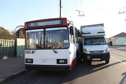 ДТП на ул. Б.Хмельницкого на остановке Ярославская 