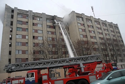 В Гомеле из-за пожара в жилом доме на 8-м этаже эвакуированы 8 человек