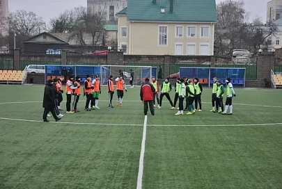 ФК «Гомель» провел двустороннюю игру на стадионе СДЮШОР-8
