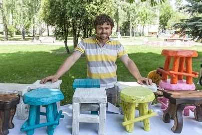 На улице Кожара развернулся праздник ремесленников «Гомельская весна»