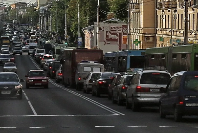 Дтп, произошедшее 3 августа в Гомеле около 18 часов у здания цирка, парализовало движение транспорта по улице Советской