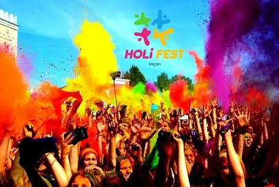 Фестиваль цветных красок Holi Fest снова в Гомеле: чистым никто не уйдет