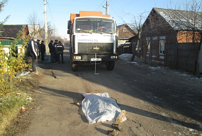 В Гомеле опять мусоровоз задним ходом насмерть сбил пенсионерку