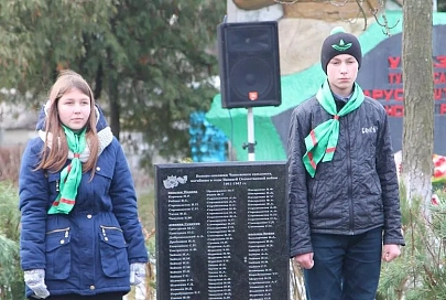 В Ченках Гомельского района установили памятный знак воинам-землякам, погибшим в годы Великой Отечественной войны