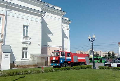 Учения спасателей  в гомельском ДК железнодорожников завершены