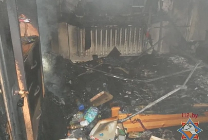 В Чечерске из-за пожара в многоэтажке эвакуировали 10 человек