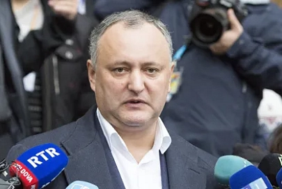 Додон заявил о победе на выборах президента Молдавии