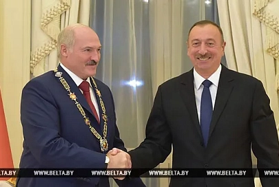 Лукашенко награжден орденом Гейдара Алиева
