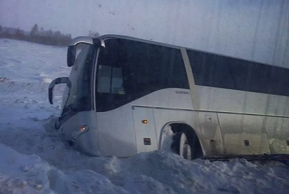 Туристический автобус из Беларуси потерпел аварию в Украине