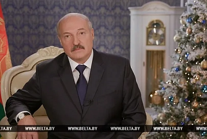 Александр Лукашенко поздравил белорусов с Новым 2017 годом