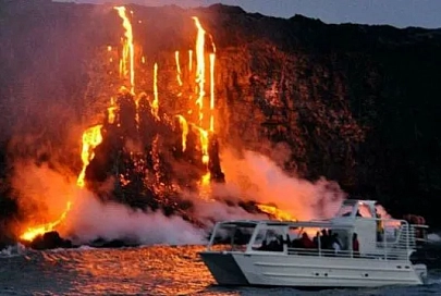 Вода и пламя: на Гавайях уже 34 года не утихает вулкан Килауэа
