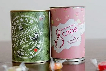 Подарок в консерве. Чулочный комбинат выпустил сюрприз к 8 Марта