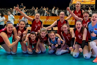 Белорусские волейболистки до 18 лет вышли в полуфинал чемпионата Европы