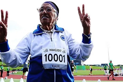 101-летняя спортсменка стала участницей забега на 100 метров