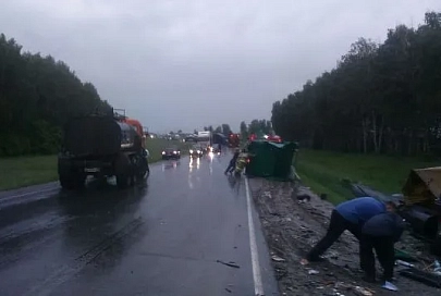Белорусская фура спровоцировала серьезное ДТП в Башкортостане