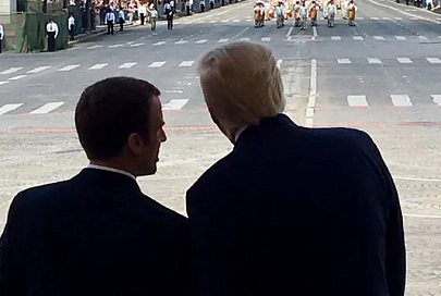 Макрон назвал приезд Трампа в Париж знаком дружбы между США и Францией