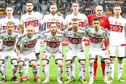 Сборная Беларуси по футболу на 77-м месте в рейтинге ФИФА 