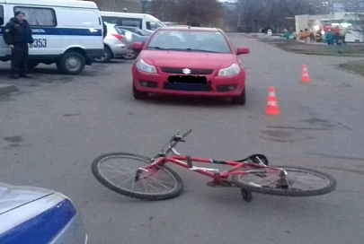 В Гомеле водитель "Сузуки SX 4" сбил 12-летнего велосипедиста