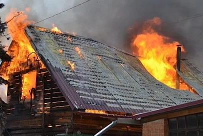 Пограничники спасли пожилую женщину на пожаре в Гомельском районе